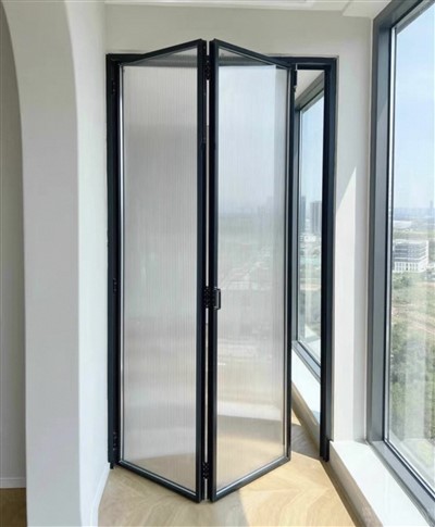 أبواب ثنائية الطي من الألومنيوم Slimline